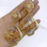 Phatbird Earrings For Women Plant Leaf Shape Dubai Fashion Jewelry