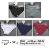 Women Cotton Briefs Intimates Breathable Low Waist Underwear