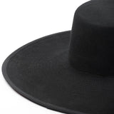 Phatbird Classical Unisex Wide Brim Splice Two Tone Wool Fedora Winter Warm Wide Brim Women Hats