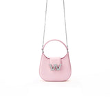 Pink Half Moon Underarm Shoulder Bag