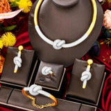 Romantic 4PCS Bowknot Jewelry