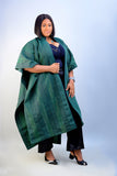 Jubilee Green Kimono — London — Luxury African Kimono, Fast Local Pickup