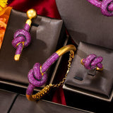 Romantic 4PCS Bowknot Jewelry