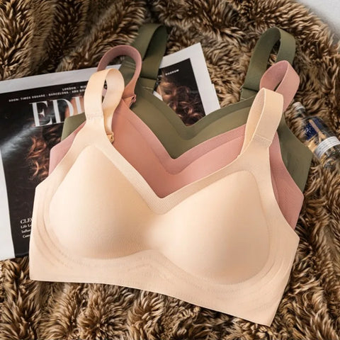 Seamless wireless padded Bra