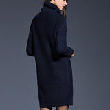 PHATBIRD Plus Size Women Casual Knitted Long Sleeve Winter Dress Sweater