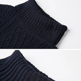 PHATBIRD Plus Size Women Casual Knitted Long Sleeve Winter Dress Sweater