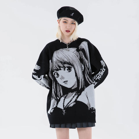 Phatbird Vintage Knitted Harajuku Kawaii Winter Clothes Women Oversized Sweaters