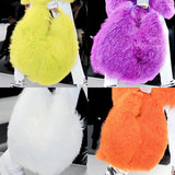 Phatbird Real Mongolia Fur Handbags Women's Lamb Fur Plush Shoulder Bags Soft Fur Hobo Handbag