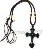 Phatbird Cross Pendant + Beads Necklace
