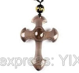 Phatbird Cross Pendant + Beads Necklace