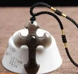 Phatbird Cross Pendant + Beads Necklace