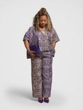 Jubilee Batik cropped top and Trousers set