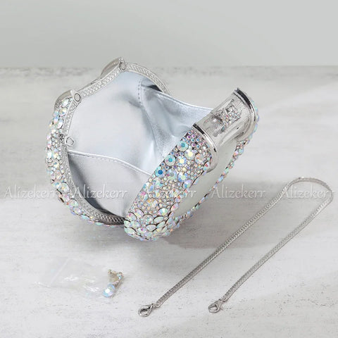 Phatbird Oval Shaped Crystal Bag