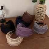 Phatbird Luxury Mesh Pleated Wide-Brimmed Headband