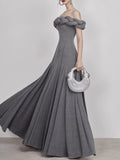 Phatbird TWOTWINSTYLE Solid Elegant Slimming Dresses For Women Strapless Sleeveless