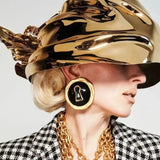 Phatbird Parisian Chic Keyhole Enamel Earrings