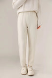 Wool autumn and winter high waisted small leg pants