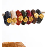 Phatbird Multi-Color Wide Resin Bracelet