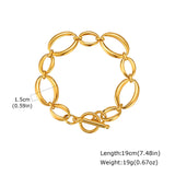 The Phatbird Chunky OT Toggle Chain Bracelet