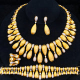 4- Pieces Luxury Pin Ball Jewellery set