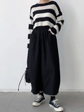 Phatbird high waist cotton harem trousers with tapered ankle - view 13