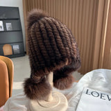 Luxury Mink Fur Beanie