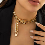 Phatbird Heavy Metal Belt Choker Necklace