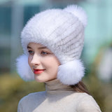 Luxury Mink Fur Beanie