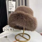 Fluffy Faux Fur Bucket Hat