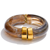 Phatbird Chunky Multicolor Acrylic Statement Bangle