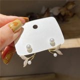 Luxury Zircon Pearl Earrings