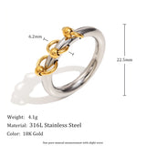 Phatbird Stainless Steel Double Color Ring