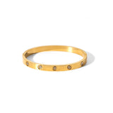 The Phatbird Tarnish-Free Cubic Zirconia Bangle