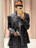 Phatbird Avant-Garde Plaid Blazer