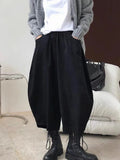 Phatbird high waist cotton harem trousers with tapered ankle - view 6