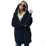 Phatbird oversized hooded fleece cardigan in plush double-sided fleece - view 4