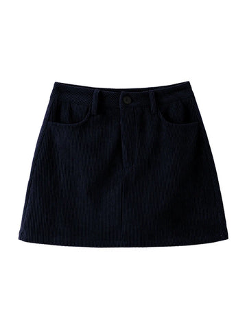 Phatbird High Waist Corduroy Mini Skirt