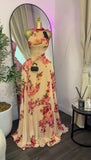 Phatbird Sleeveless Print Mermaid Maxi Dress