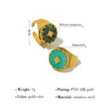 Phatbird Vintage Gold Plated Stainless Steel Ring