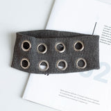 The Phatbird Punk Eyelet Wide Headband