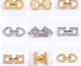 Phatbird 18K Gold Inlaid Zircon Clasps