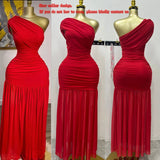 Phatbird One-Shoulder Ruched Maxi Dress