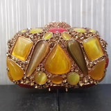 Phatbird Big Rhinestone Gem Clutch Purse