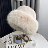 Fluffy Faux Fur Bucket Hat