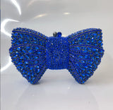Phatbird Rhinestone Bow Clutch Bag