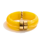 Phatbird Chunky Multicolor Acrylic Statement Bangle