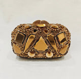 Phatbird Big Rhinestone Gem Clutch Purse