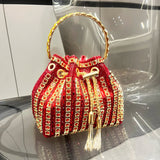 luxury Designer  Crystal rhinestone clutch purse