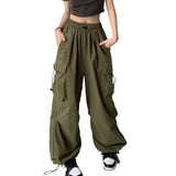 High Waist Cargo Pants