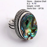 Phatbird Dual Stone Rose Quartz & Amazonite Silver Cuff Ring